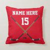 personalized hockey pillow name number colors throw pillow rdd82edf21e364079b51ebf0334cc4a33 6s309 8byvr 1000 - Hockey Gifts