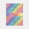 personalized name rainbow field hockey fleece blanket r0668c31449434e8eb395c84086ded1c4 zkhkh 1000 - Hockey Gifts