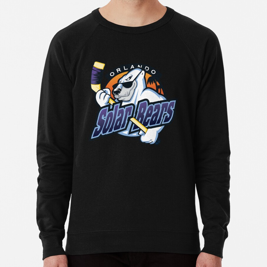 Defunct Orlando Solar Bears Hockey Team Logo Sweatshirt