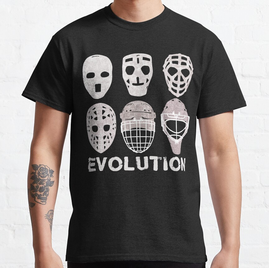 Hockey Goalie Mask Evolution T-Shirt