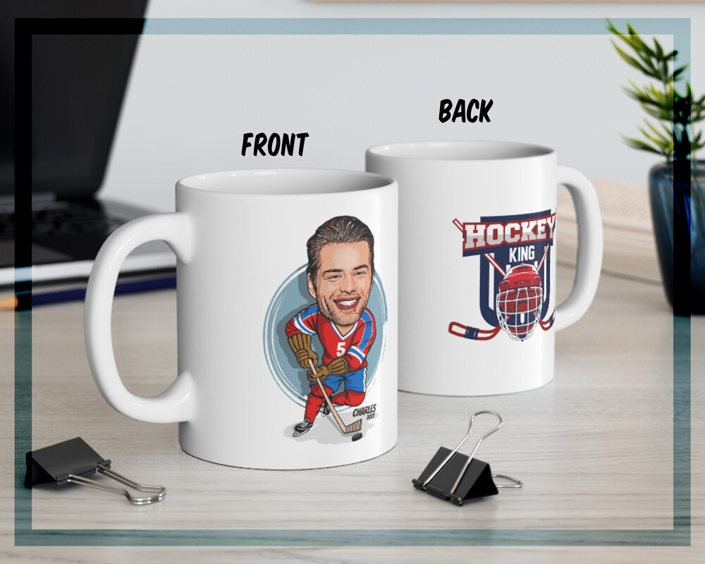 Personalized Ice Hockey Mug